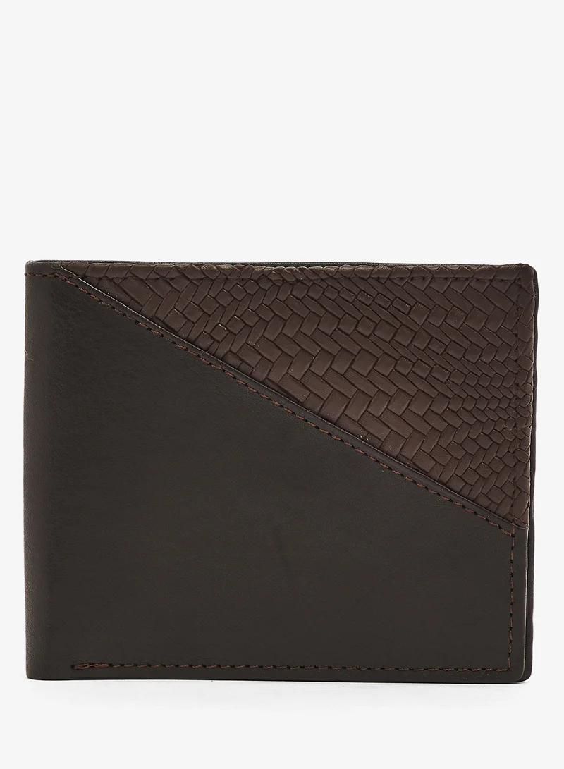 روبرت وود محفظة جلد طبيعي ثنائية الطي